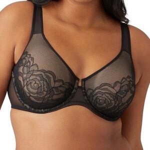 NWT Wacoal Women's Plus Size Stark
Beauty Underwire Bra, Black, 34C 855255